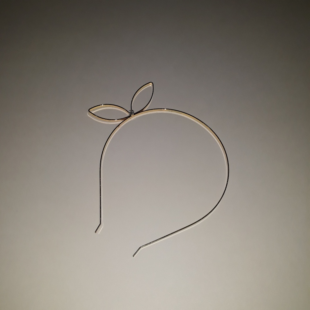 Golden Headband with Bow